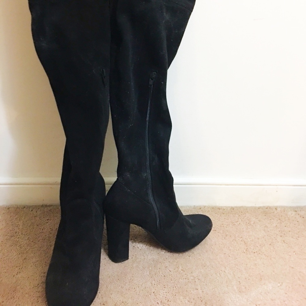 Knee High Zip Up Boots